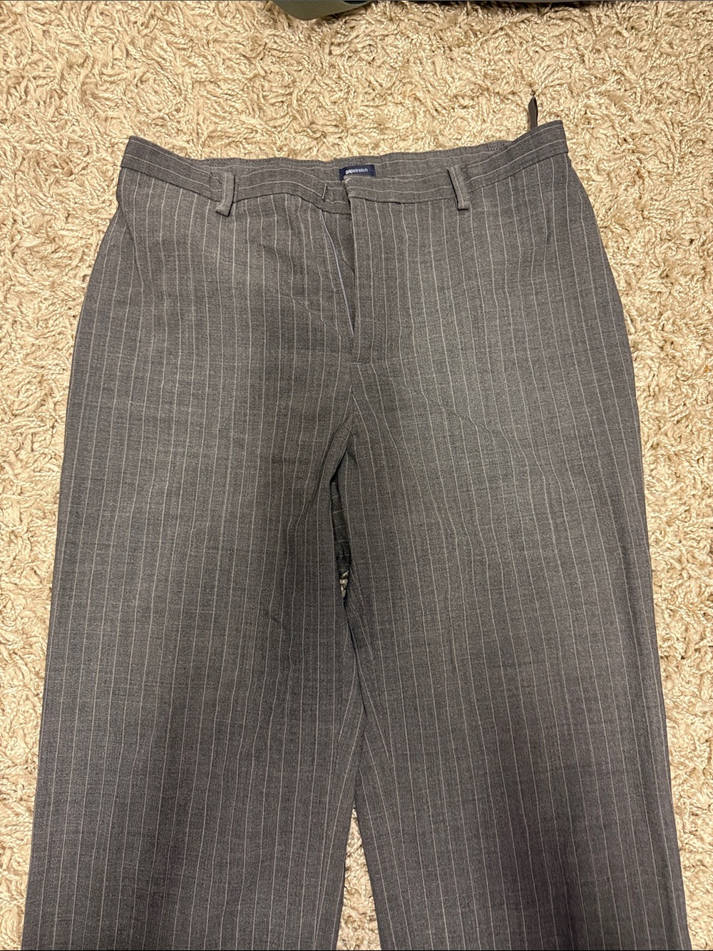 GAP Charcoal Gray Pinstripe Dress Slacks